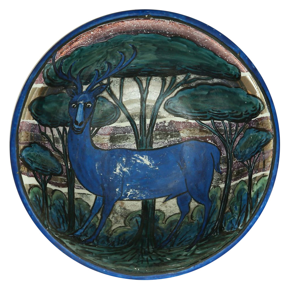 John Pearson ceramic plate, Guild of Handicrafts